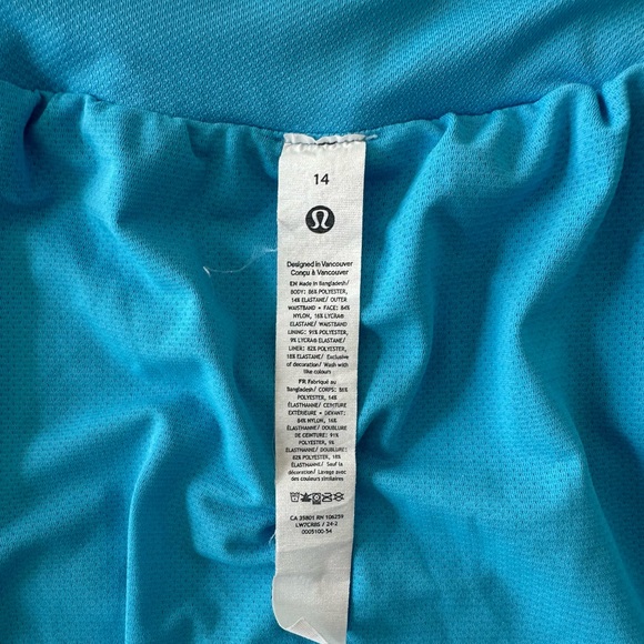 Lululemon Shorts Women’s 14 Fast And Free High-Rise Classic-Fit Split Short 3" - Picture 12 of 15
